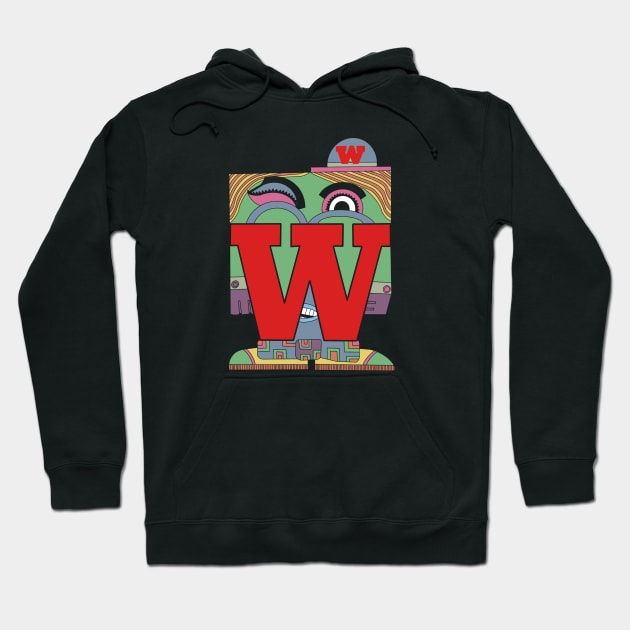 The Letter People: Mr. W Hoodie by Third Quarter Run